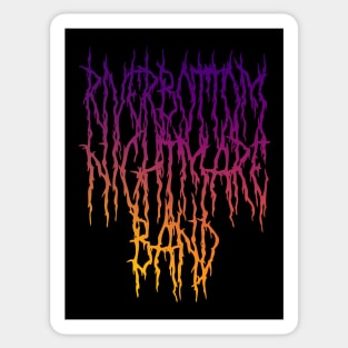 Riverbottom Nightmare Band Metal Logo Sticker